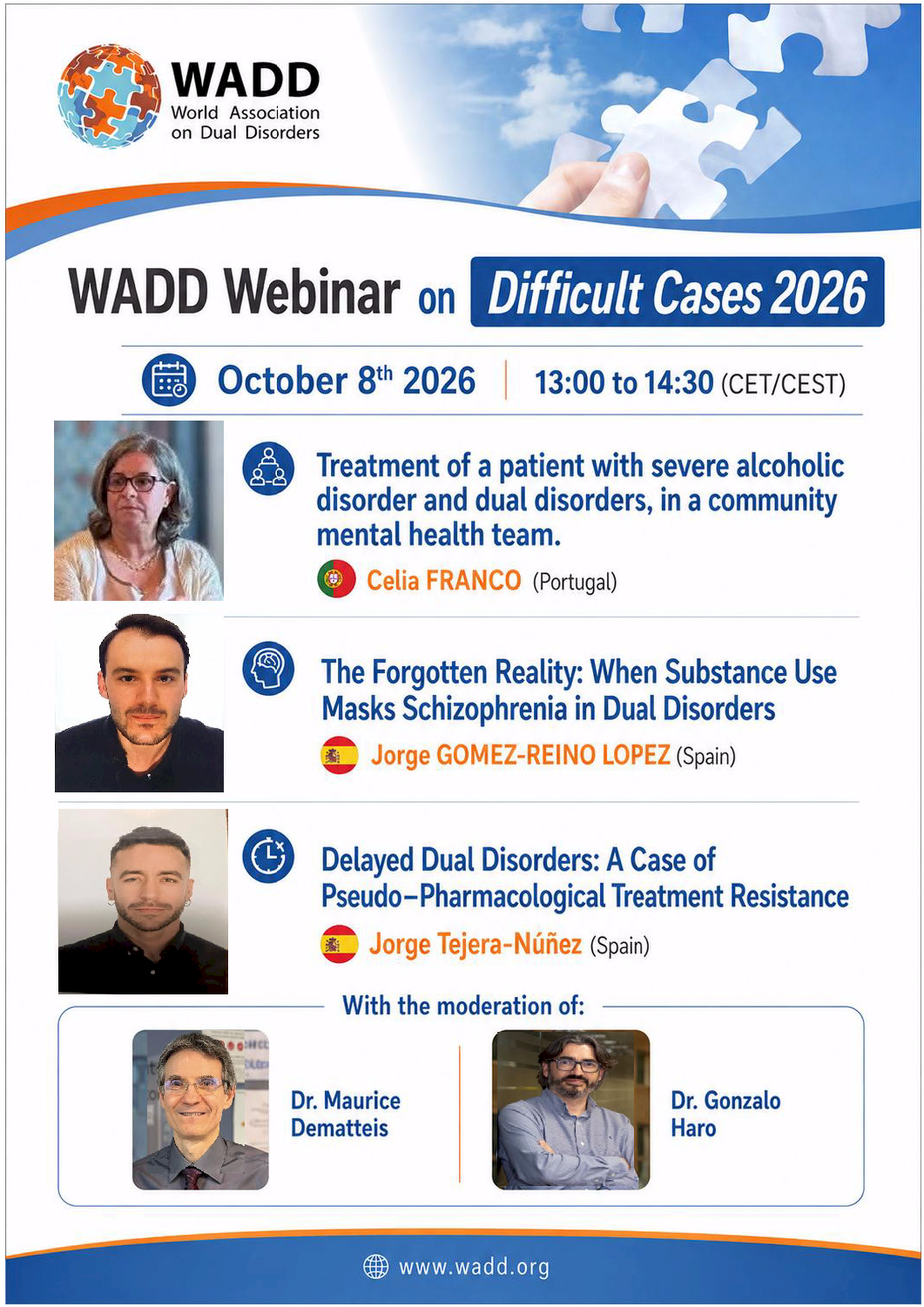 WADD Webinar on Difficult Cases 2026